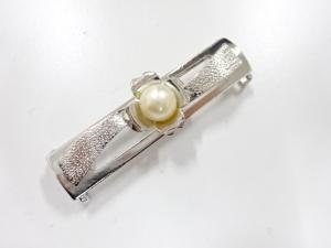 アンティーク　パール　帯留め